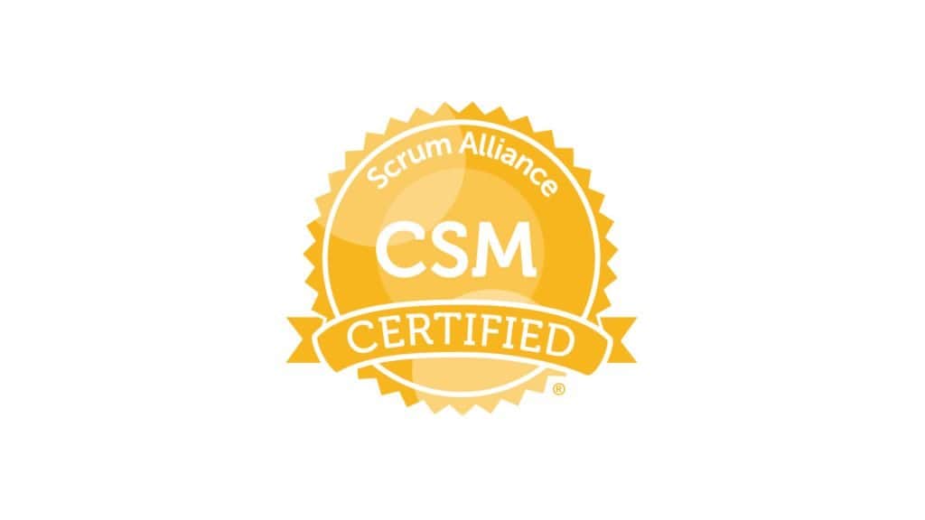 Scrum Alliance CSM certification
